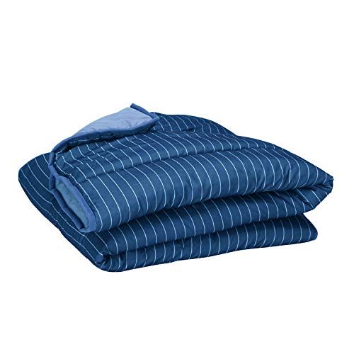 Pikolin Home - Edredón nórdico bicolor de rayas de fibra hueca siliconada Ecolofil con tacto pluma para otoño e invierno de 300 gr