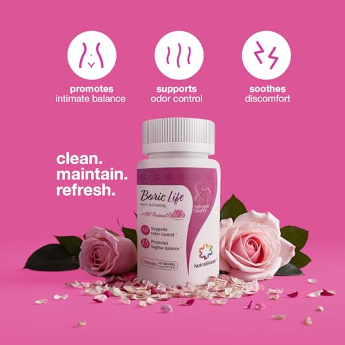 Nutrablast NUTBL-PL1000-30SUPPOSITORIES Boric Acid Vaginal Suppositories thumb #5