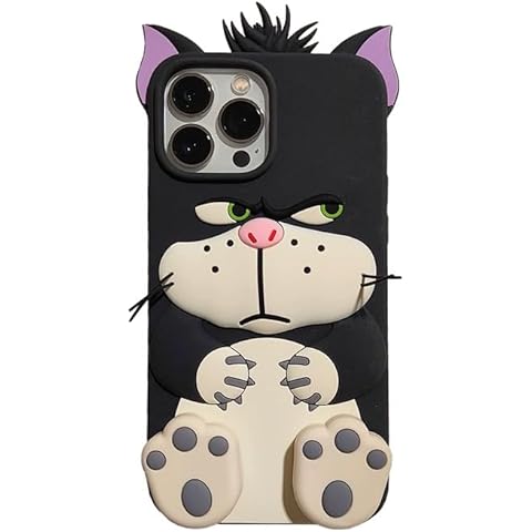 ChillNChic Silicone Cat Case for iPhone 14 Pro Max Cover
