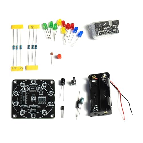 El atractivo kit de electrónica Diyer monta tus propias ruedas LED para diversión y educación electrónica