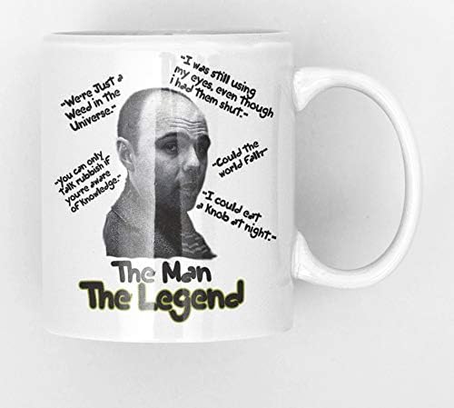The Man, The Legend - Karl Pilkington new Quick and Easy Funny Office Style Ceramic Tea and Coffee Mug