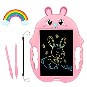 Mamowla LCD Writing Board 9 Inch LCD Writing Tablet Kids,Bunny Colorful Screen Writing Tablet, Repeated Writing and…