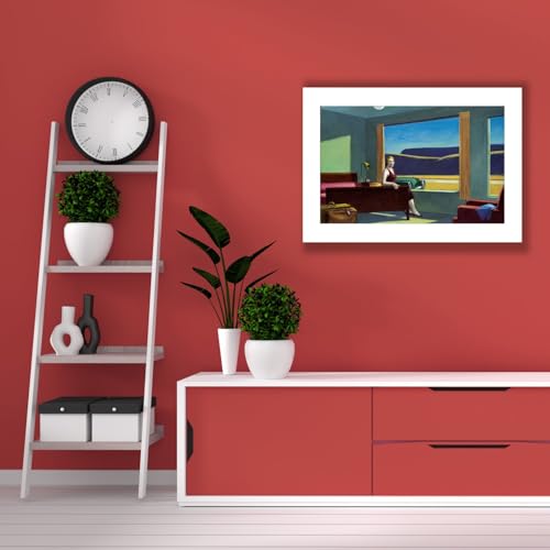 Affiche Western Motel Edward Hopper finition mate premium Spiffing Prints - 4