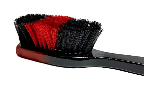 Image of Wooden Long Handle Soft Bristle Multipurpose Dusting Cleaning Brush for Sofa, Clothes, Blanket, Curtains, Home, and Household Cleaner Brushes (M8)