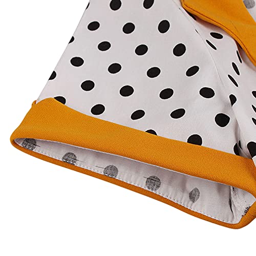 Image of KILLREAL Women's Vintage Polka Dot Print A-Line Pin Up Style Sleeveless Cocktail Party Casual Dress