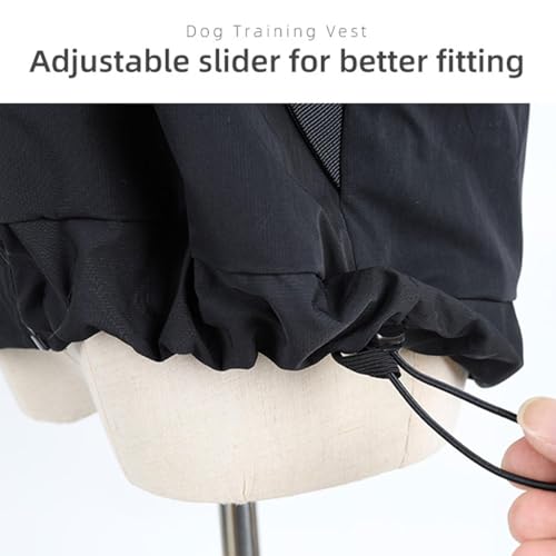 Trainingsweste für Hunde – Schutztuch für Hundetrainer, tragbare Hundeführer-Bekleidung mit Mehreren Taschen | langlebige Hundetrainer-Weste, schützende Outdoor-Hundeführer-Weste für Training, Sport