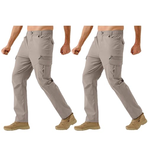 Image of TOPLOT Men's Cargo Pant | Straight Fit Design | Multiple Utility Pockets for Storage | Durable Construction with Comfortable Wear | Functional Everyday Style | Perfect for Casual & Outdoor (5216)