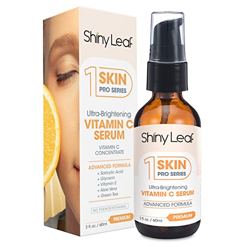Ultra-Brightening Vitamin C Serum, Advanced Formula with Vitamin C Concentrate, Vitamin E, Green Tea, Aloe Vera Extracts
