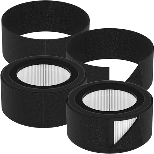 Image of 2 Packs Z-1000 Standard Premium Replacement Filters Compatible with TruSens Z-1000 Small Room Air Cleaner Purifier, 2 Premium Filters and 4 Extra Activated Carbon Pre-Filters
