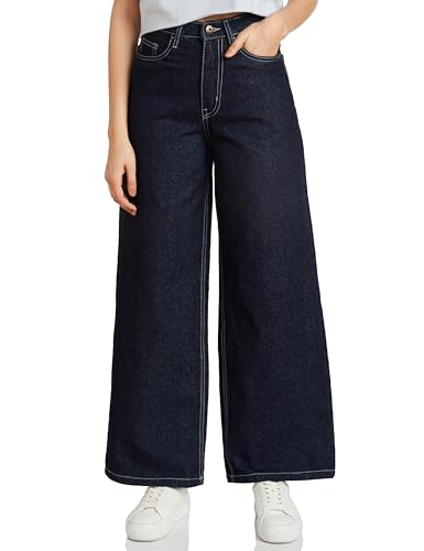 Image of Amazon Brand - Symbol Women Baggy Wide Leg Jeans (High Rise | Full Length) (Available in Plus Sizes)