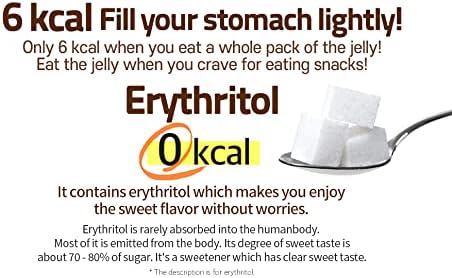 Miniatura 5 de Rawel Jalea de Konjac de dieta deliciosa 1 caja  10 paquetes  suplemento dietético para pérdida de peso  baja en calorías  5 sabores