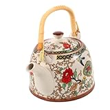 Service à thé pour la maison - la poignée de la théière est conçue de manière ergonomique, ce qui est facile et confortable à saisir, théière en porcelaine