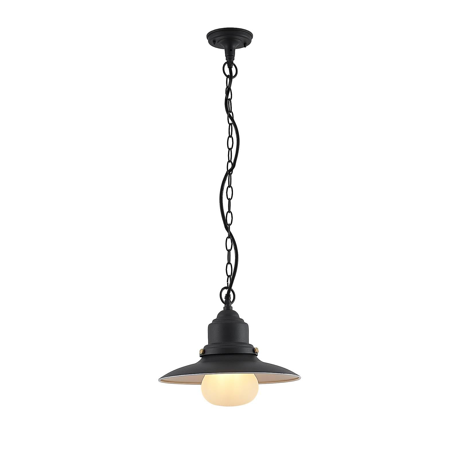 Lindby Ceiling Light Outdoor Roisin dimmable (Maritime) in Silver Made of Metal (1 Light Source, E27) from Pendant Lighting Outdoor