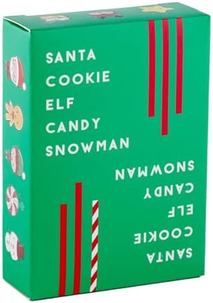 Santa Cookie Elf Candy Snowman Christmas Edition Holiday Card Game by Taco Cat Goat Cheese Pizza | Great for Stockings and White Elephant Gift | Fun for Kids, Teens, Adults, and Families | 2-8 Players