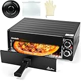 Anatole Electric Pizza Oven 12' 1800W Indoor Countertop Pizza Maker Time...