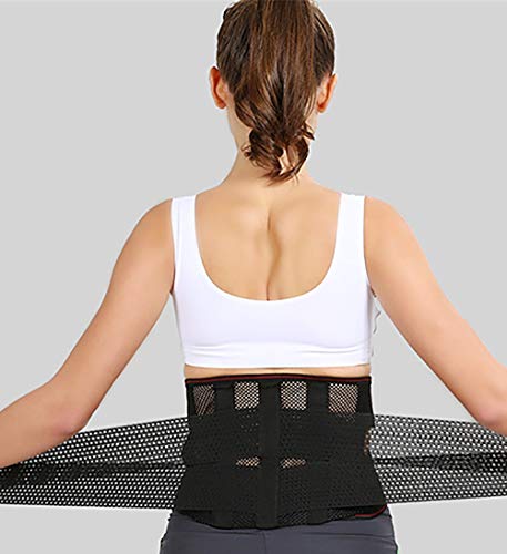 WEATLY Entrenador de la cintura de la correa del apoyo trasero Trimmer Deportes adelgaza...