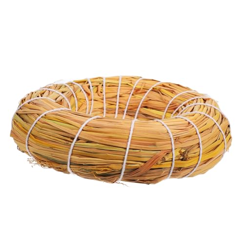 Cabilock Natural Straw Ring DIY Wreath Craft Base Xcm for Christmas Wall Decor Bulk Wreaths