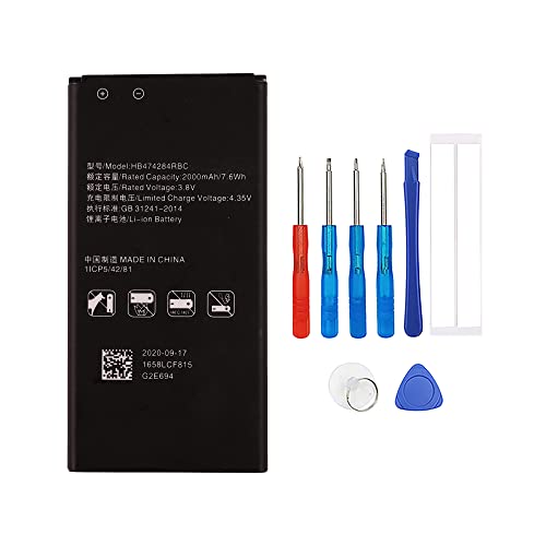 Swark Batería HB474284RBC compatible con Huawei Ascend Y5 Y550 Y625 Y635 Y538 con herramientas