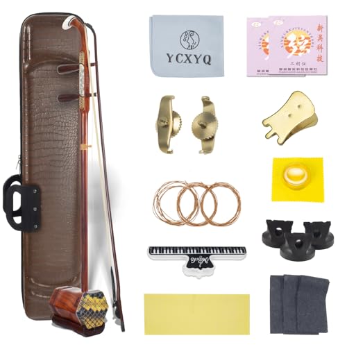 YCXYQ Rosewood Erhu Professional Chinese 2 String Violin Oriental Violin
