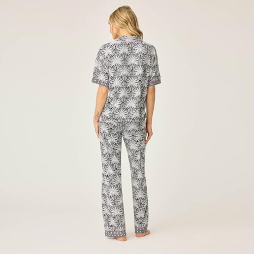 PJ Salvage Women's Shady Beach Dreams Collection Notch Collar Pj Set4
