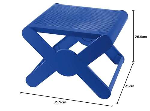HAN X-CROSS TOP 19072-14 wiszący kosz na dokumenty, nowoczesne wzornictwo z pokrywą i uchwytami do noszenia, na 35 teczek, stabilny i można układać w stos, niebieski, 19072-14