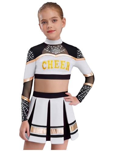 Uniforme pompom girl fille confortable qui ne gratte pas pour déguisement enfant
