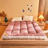 Generisch Matratze Japanische Bodenmatratze Dicke aufrollbare Gästematratze zusammenklappbare tragbare Einzelmatratze für Schlafsofa Couch Gästeschlafsaal