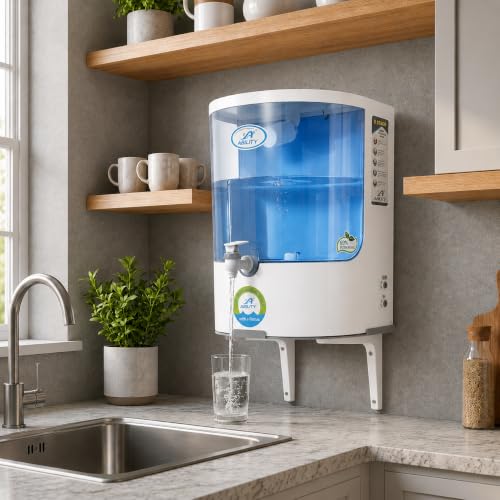 Image of BIOWAY Wall Stand for RO Water Purifier, Routers, Set-Top Box (Round)