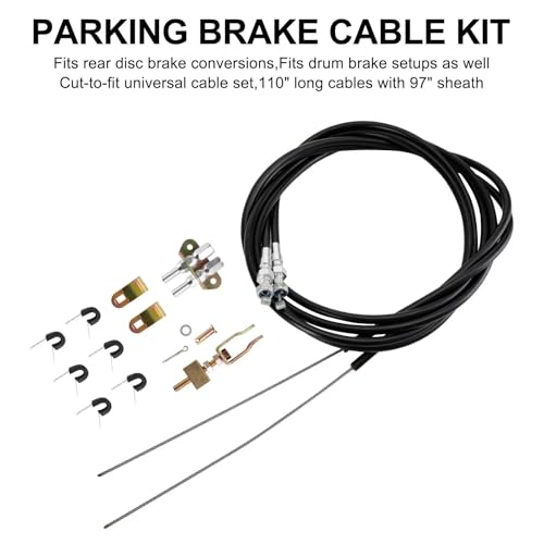 Cable de Freno de Estacionamiento Trasero CPP 330-9371 Motor Eléctrico Alta Resistencia 2