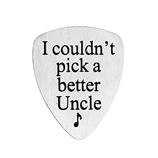 Bespmosp amateurs de musique Cadeau I NE Pourrait pas choisir une meilleure Uncle médiator de guitare Cadeau de Noël… - Les Beatles, Paul McCartney, John Lennon, RIngo Starr, George Harrison