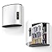 Price comparison product image Durable Key Safe Box 54 - Wall Mounted Key Holder Cabinet with combination lock for up to 54 Key Clip Keys - Securely lock keys away - Aluminium Keysafe including 6 Key Clip Tags, Silver