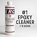 ERC #1 Epoxy Cleaner – 1 N' Done 16 oz Concentrate | Makes 2.5+ Gallons | Removes Tire Marks, Oil & Grime | No Haze or Sticky Residue | For Epoxy Floors & Sealed Concrete
