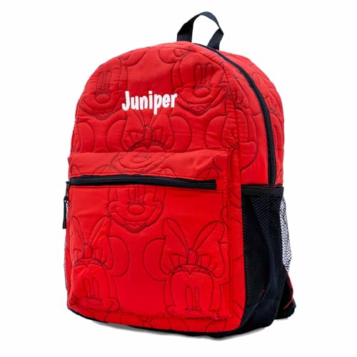 Personalized Licensed Quilted Character Backpack - 16 Inch (Quilted Minnie)3