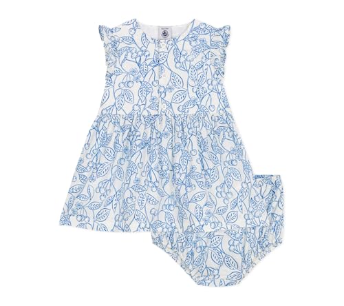 Robe sans manches bébé fille Petit Bateau en coton doux pour le quotidien