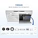 FIREGAS Range Hood 30 Inch Under Cabinet, 450 CFM Ducted/Ductless Kitchen Hood with 3 Speed Fan, Stove Hood Vent with Gesture and Touch Control, Delay Function and LED Lights, Charcoal Filter