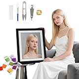 HKLIOPU Personalisiert Stickerei Set Eigenes Foto,DIY 11CT Kreuzstich Embroidery Kit Erwachsene Kinder Geschenk Individuelles Bild Home Decor,Stickset für Anfänger Selbst Gestalten-10R16-1
