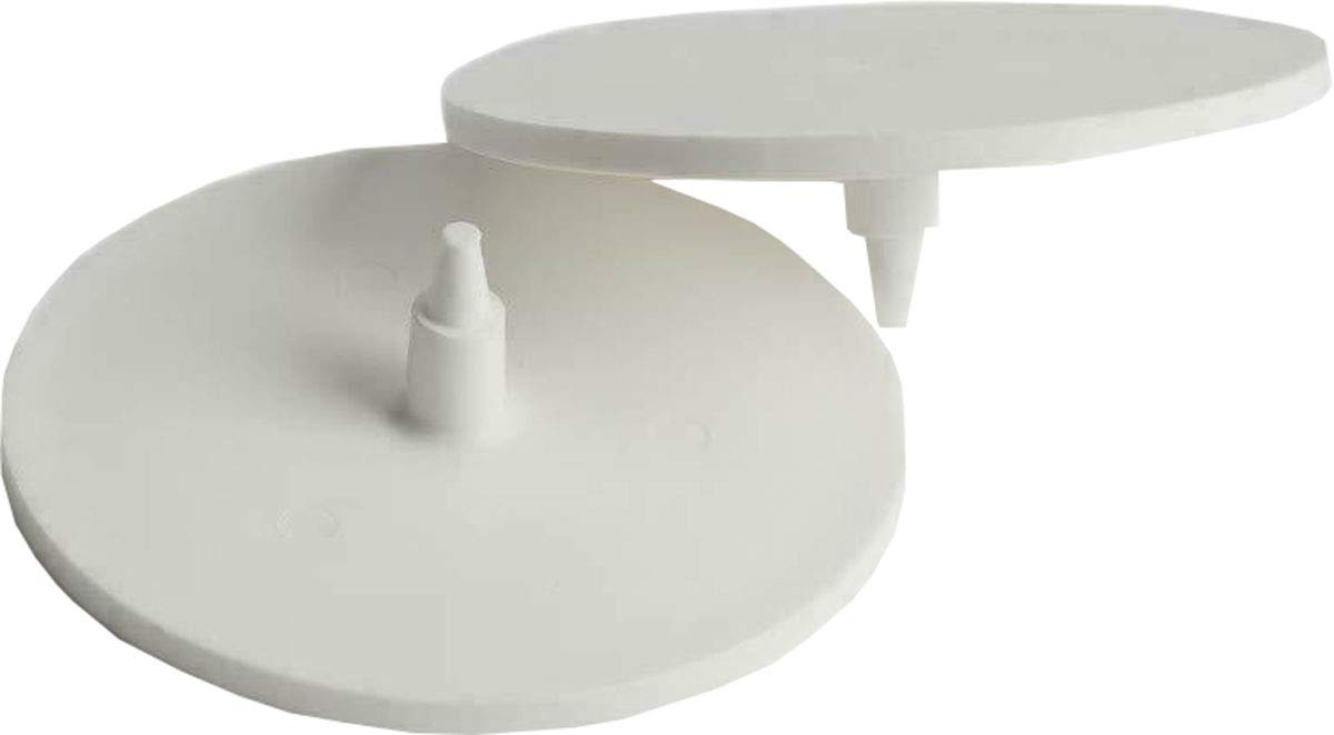 Don Last Man Stands Bowlers Markers White Spiked Plastic Bowling Accessory 7.50" - Pack of 10