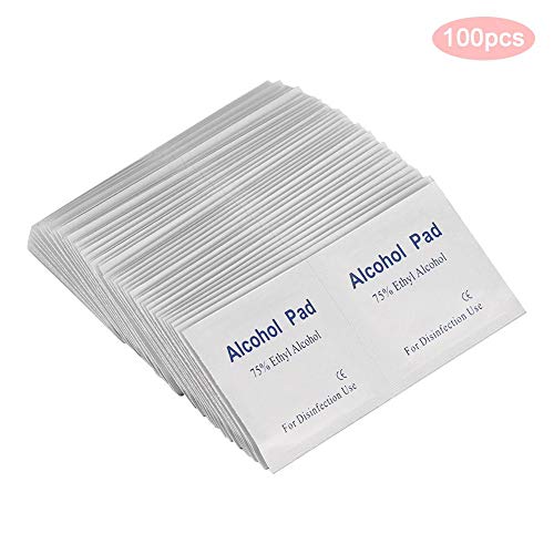 Preisvergleich Produktbild 100 Stück tragbare Einweg-Sterilisationstücher, Sterilisationsreinigungspads für Reisen und Haushalt