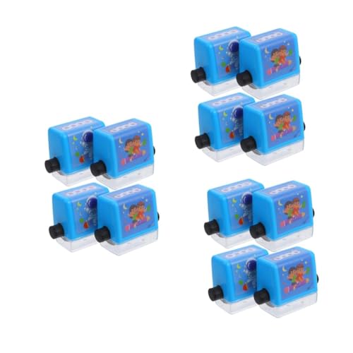 Lurrose 12 Juegos Sello De Pregunta De Matemáticas Sellos Electricos Juguetes Para Sellos Infantiles Sellos Adhesivos Sellos Para Pequeños Sellos De Rejilla El Plastico