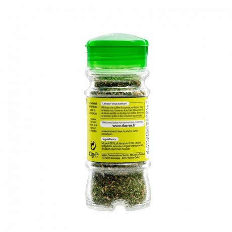DUCROS - Persillade À Escargots 43G - Lot De 4 - livraison offerte