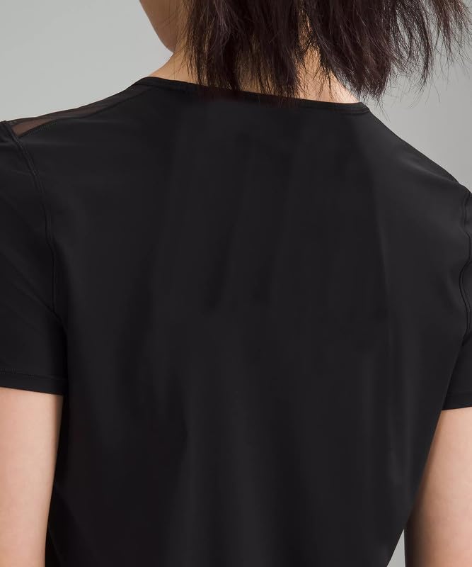 Image of Ap'pulse Women's Shorts Sleeve Front Shoulder Mesh Sports Tshirt