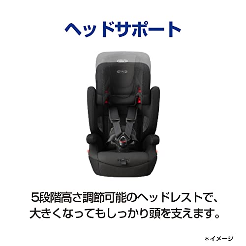 Image of Graco Airpop Baby Car Seat-Forward Facing-with Air Holes-1Y to 11Y (Upto 36Kg) - Simple Black