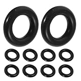 MAGICLULU 10 Stück Gummidichtungen für Pedalventile Universelle Silikonkautschuk Dichtung Langlebige Reifenmontiermaschinen Ersatzteile Pneumatische Ventil Dichtungsringe für