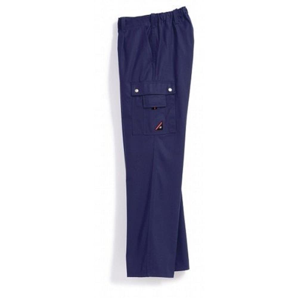BP 1477-720-10-44, Work trousers, with elasticated back 305,00 g/m², Reinforced cotton darkblue, 30