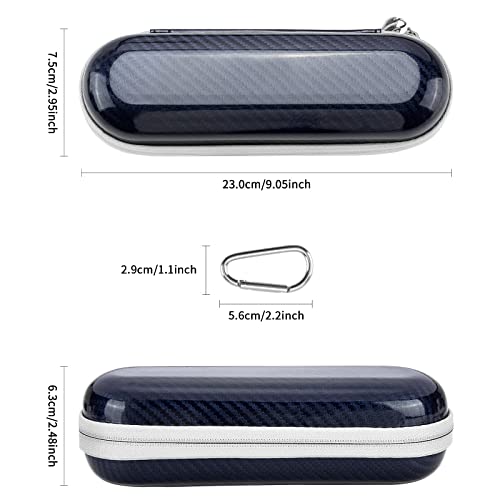 Yinke Hard Travel Case For Oral-B/Oral-B Pro 1000 1500 5000 7000 6000 9600 Smartseries/Philips Sonicare 4100 6100 5100 6500 7500/Io Series 4 7 8 9 Electric Toothbrush, Eva Protective Storage Bag #TOP3