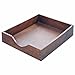 Carver Wood Products CW07222 Wood Desk Tray Legal Size Walnut