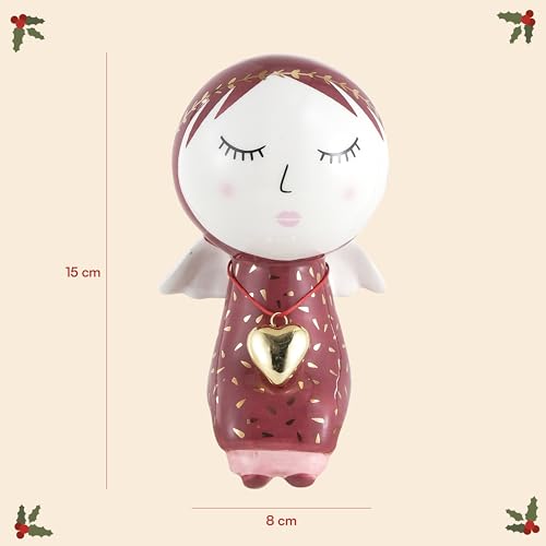 Baroni Home Soprammobile Natalizio Dipinto a Mano