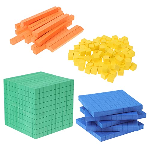 Cubes de comptage en mousse EVA pour apprentissage des maths à l'école