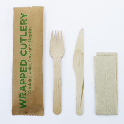 Cubertería Caterpack Enviro de 250 unidades, juego de cubiertos desechables 4