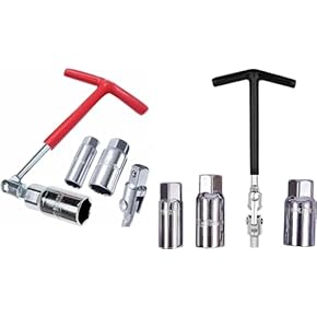 10-12mm Ignition Spark Plug Spanner Dual-Ended Wrench Hex Socket 2 Pcs